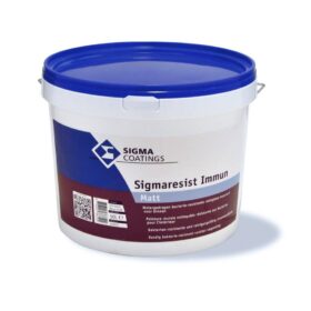 Pittura lavabile all'acqua immunizzante a base di argento Sigmaresist Immun Matt per ambienti asettici bianco lt.10
