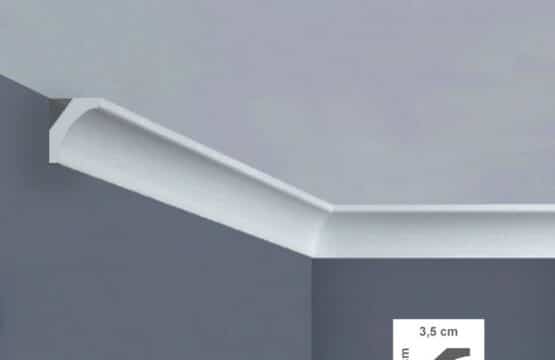 Cornice in polistirolo bovelacci per soffitto I705 3.5x3.5 cm lungh
