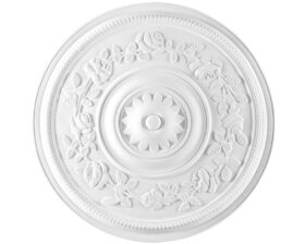 Rosone in gesso colore bianco diametro 39 cm Toscan Stucchi Linea Gesso Art. 311