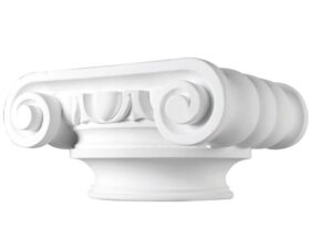 Capitello in gesso per colonne diametro 22 cm Toscan Stucchi Linea Gesso Art. 1028